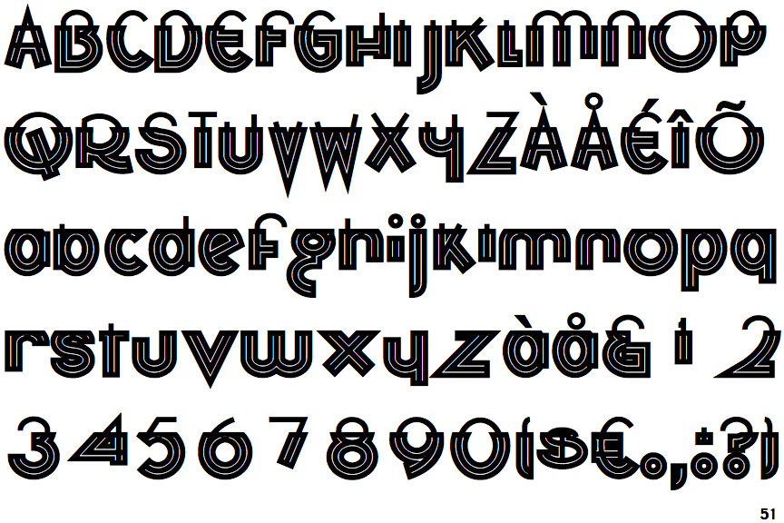 Identifont Klondike (Elemeno)