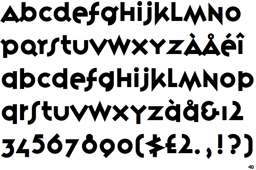Identifont Variex