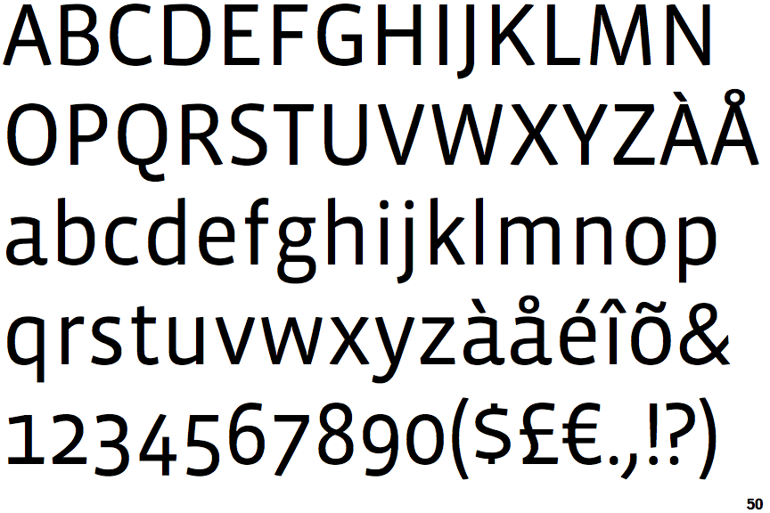 Identifont Vista Sans