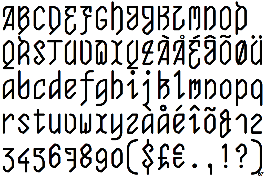Identifont EB Base Mono Cursive