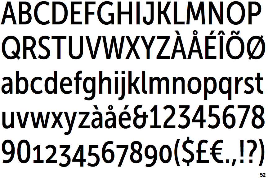 Identifont Museo Sans Condensed