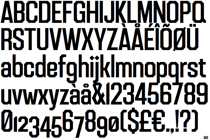 F37 Stout Bold Condensed