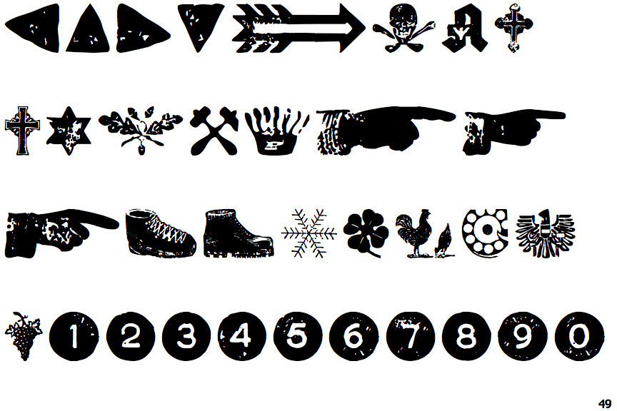 Letterpress Symbols