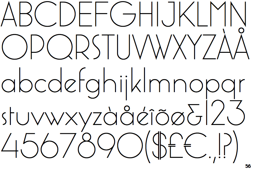 Differences - Marlowe Futura Light