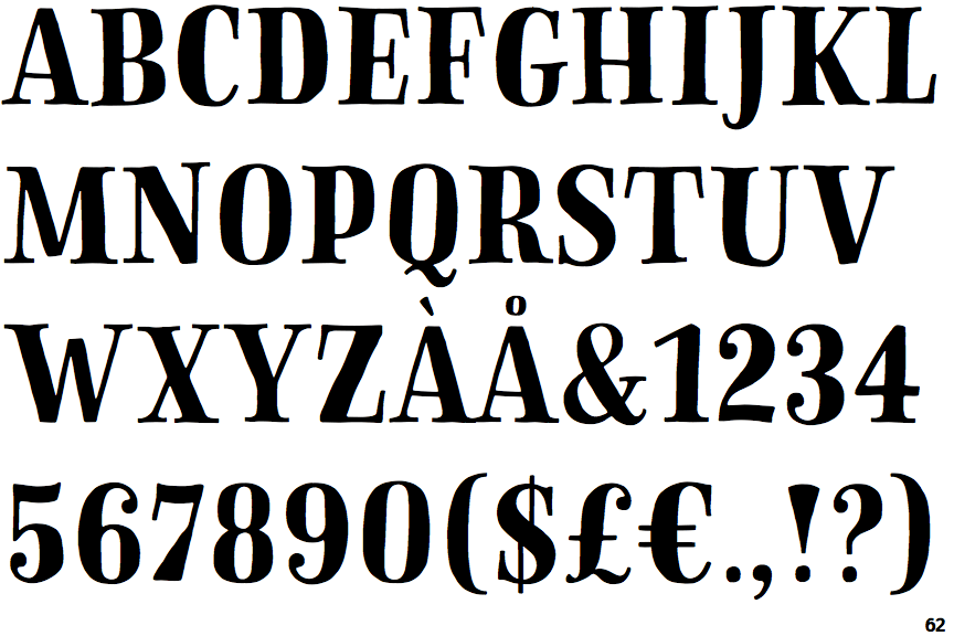 Sofa Serif Hand Bold Display