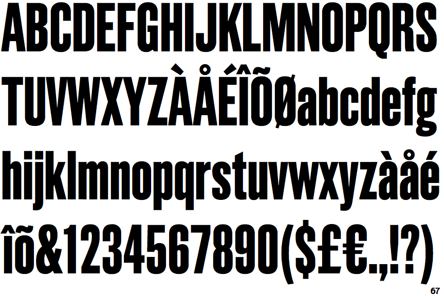 Newhouse Dt Super Condensed Bold