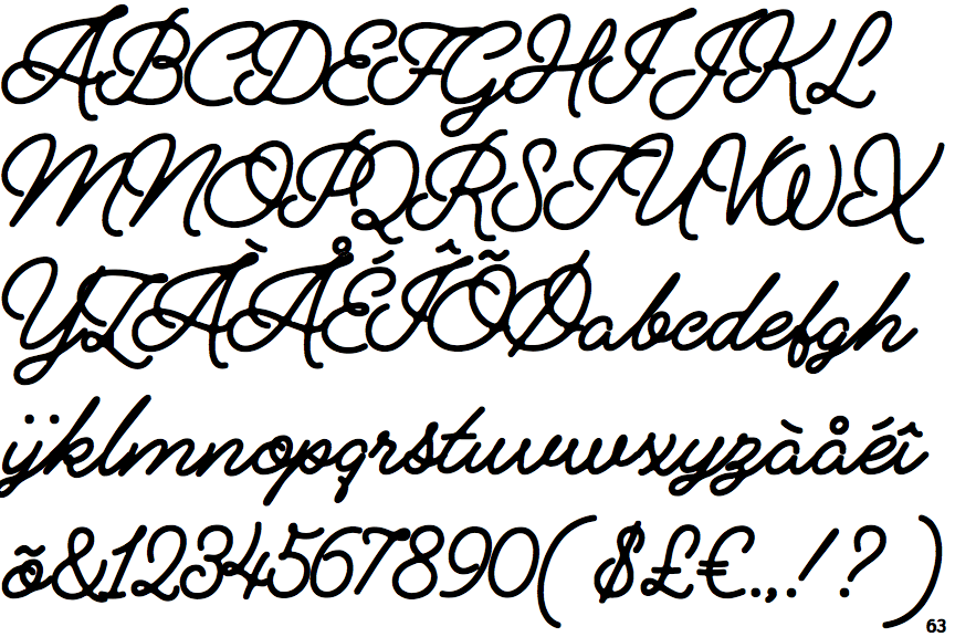 Alfons Script Printed 1