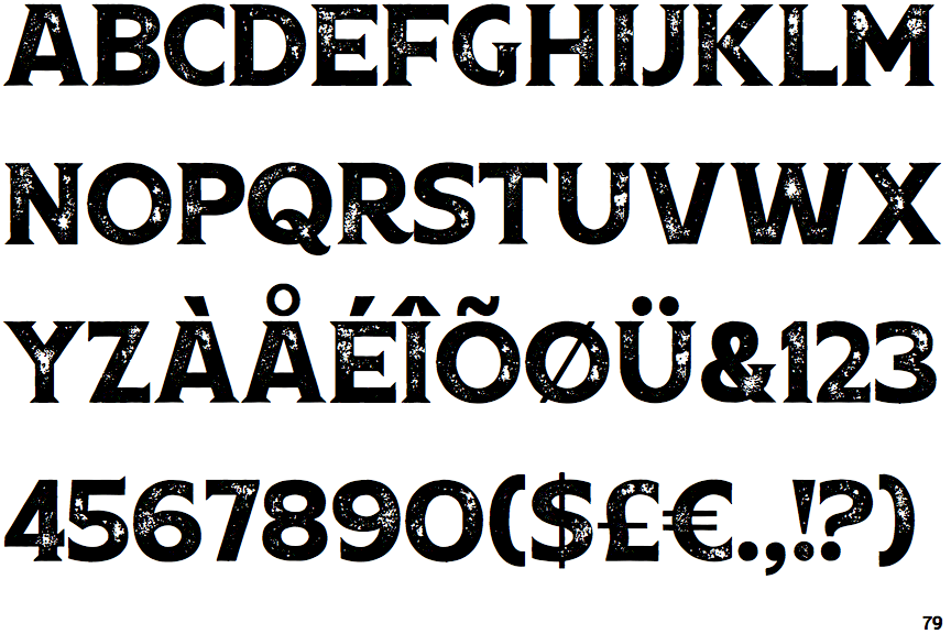 Boardwalk Avenue Rough Serif