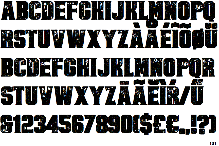 Identifont Bolton Print Serif Black