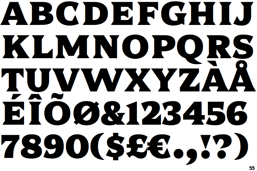 Dallas Print Shop Serif Bold