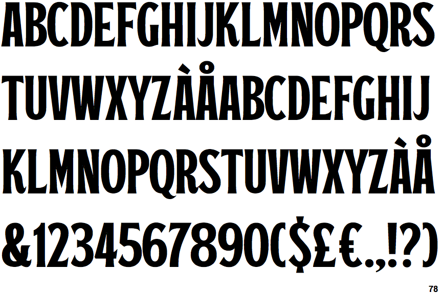 Grand Atlantic Serif Bold