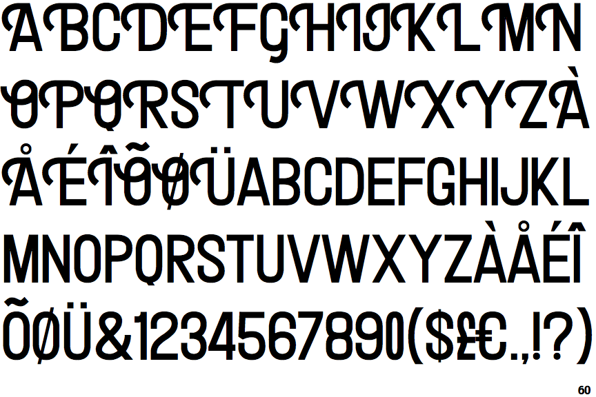 Identifont Letterpress Clean Gothic