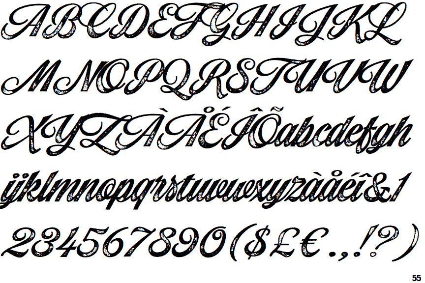 Paper Tiger Script Print