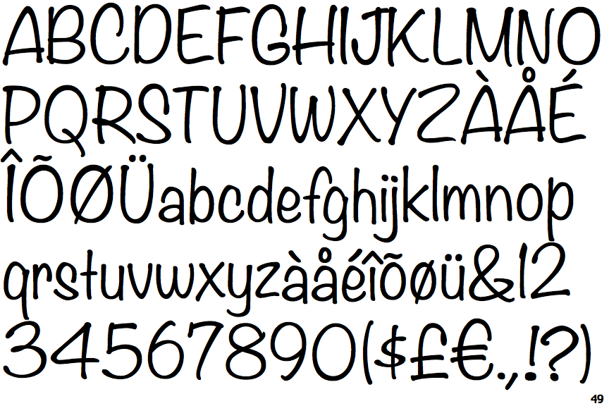 Free noteworthy font