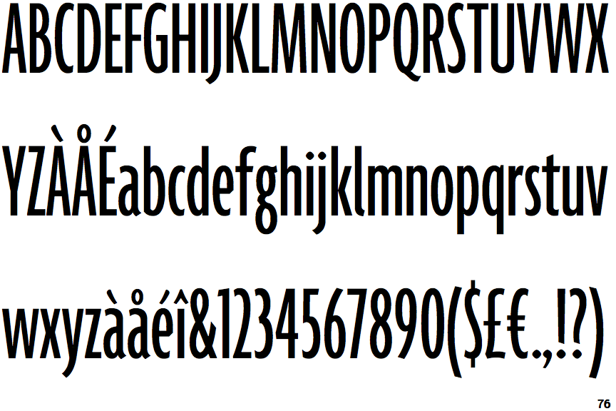 Agenda bold font free download