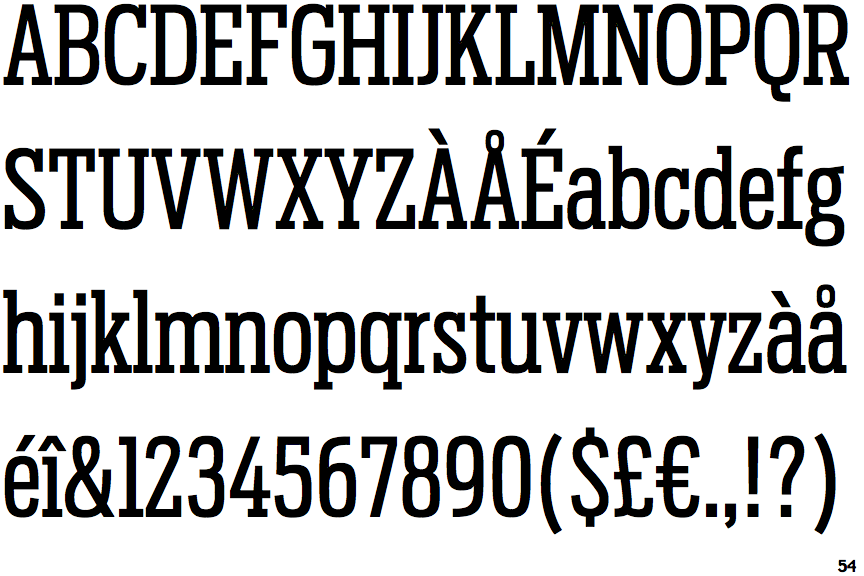 Antenna Serif Extra Condensed