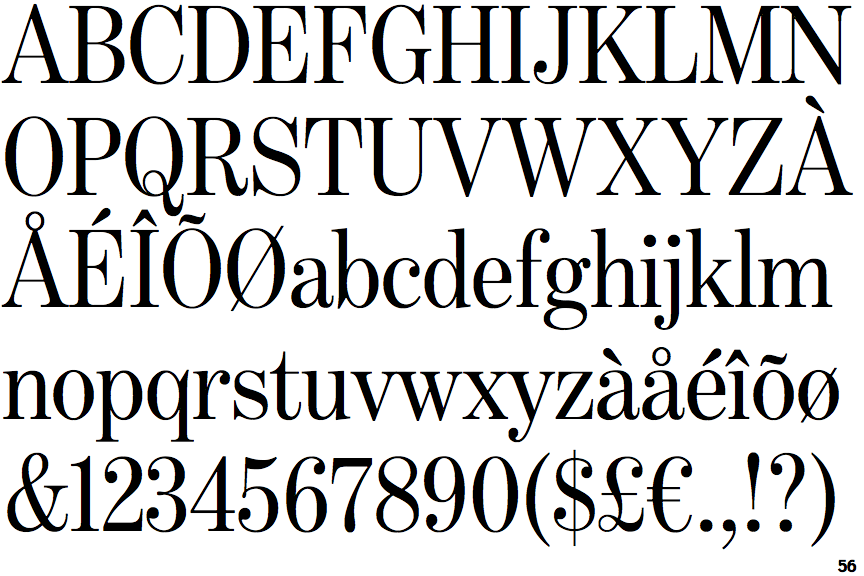 benton modern font