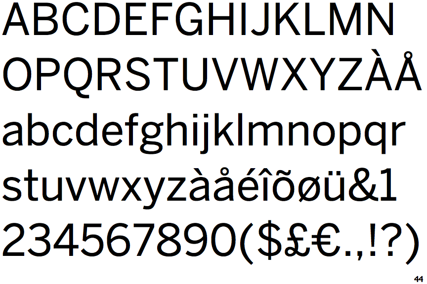 Benton sans black free