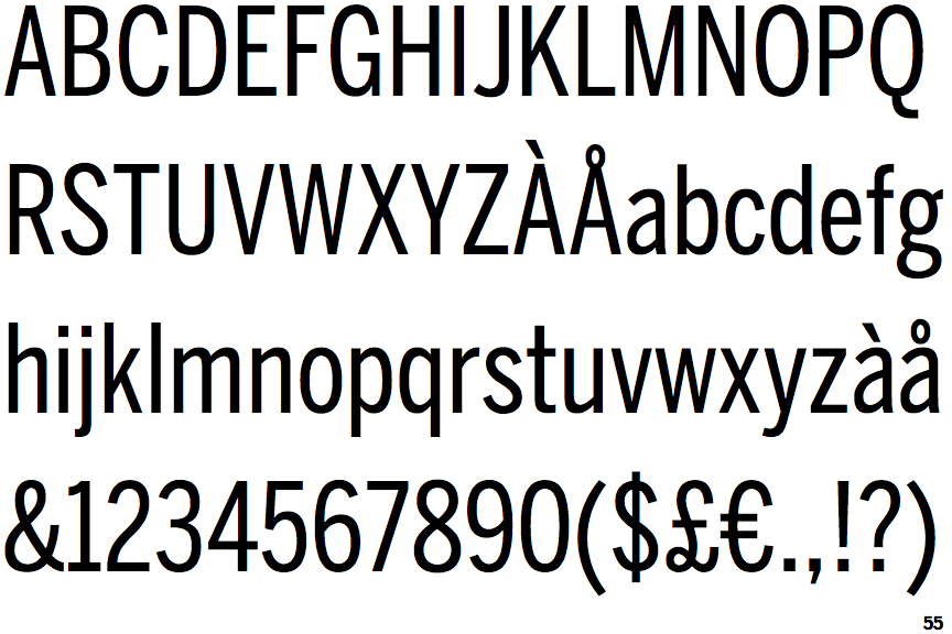 Benton Sans Compressed