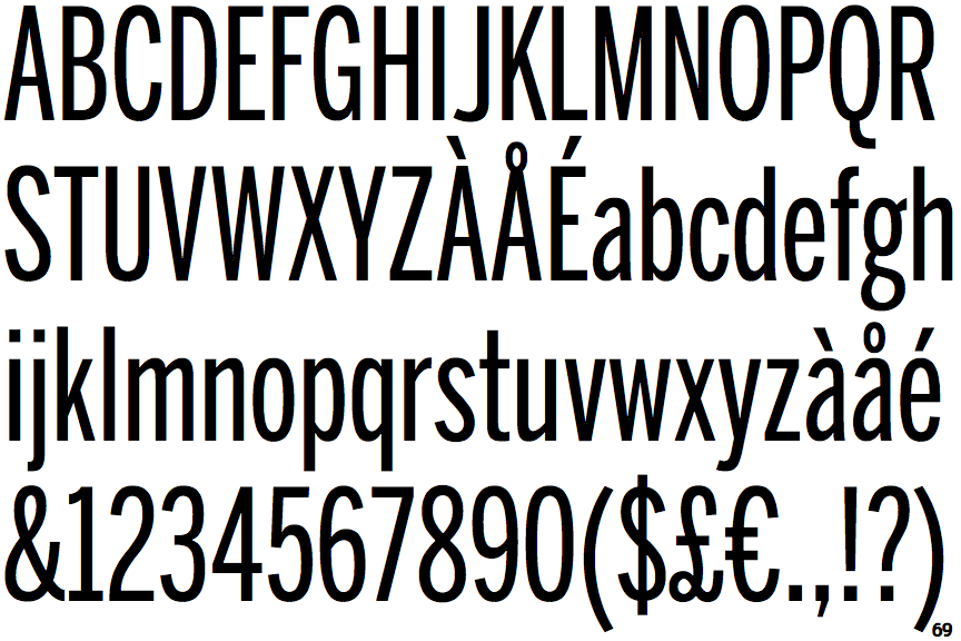 Benton Sans Extra Compressed