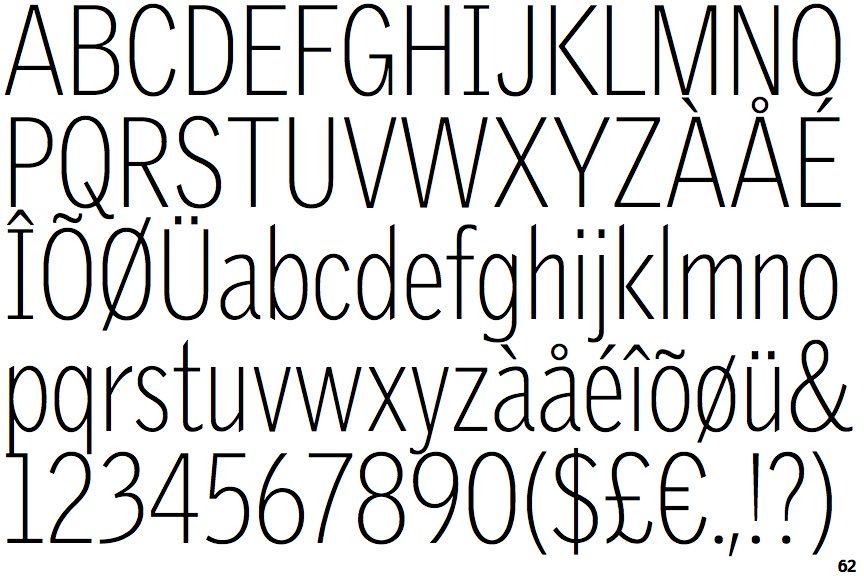 Griffith Gothic Condensed Thin