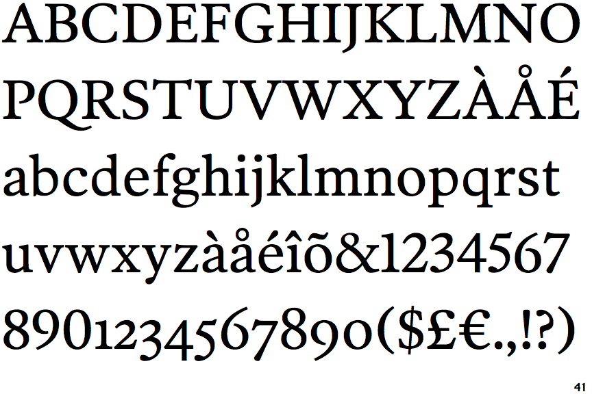 Poynter Old Style Text