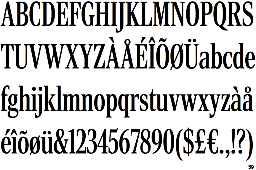 identifont rocky extra condensed