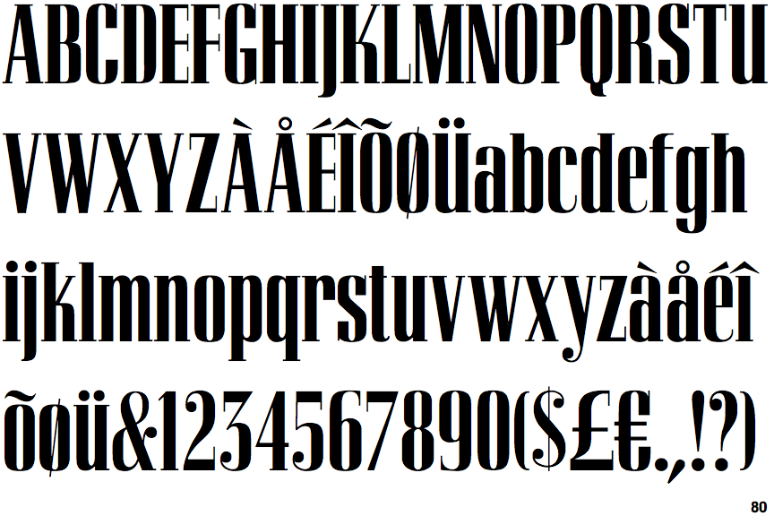 Skyline Bold Condensed