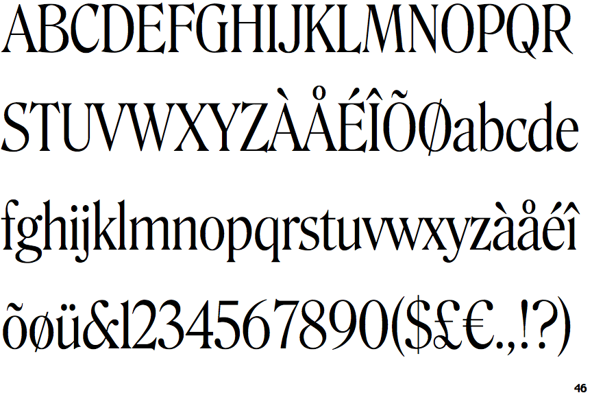 Roslindale Display Condensed Light