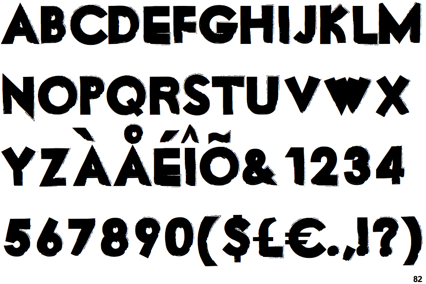 Identifont Motor Oil