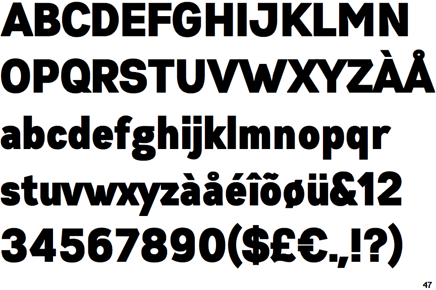 Gabriel Sans Condensed Black