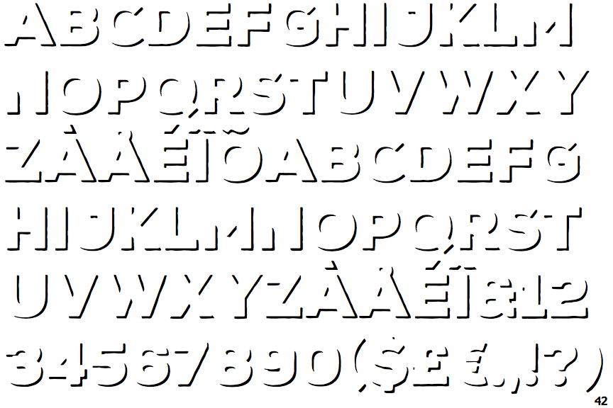 Identifont - Nexa Rust Sans Shadow