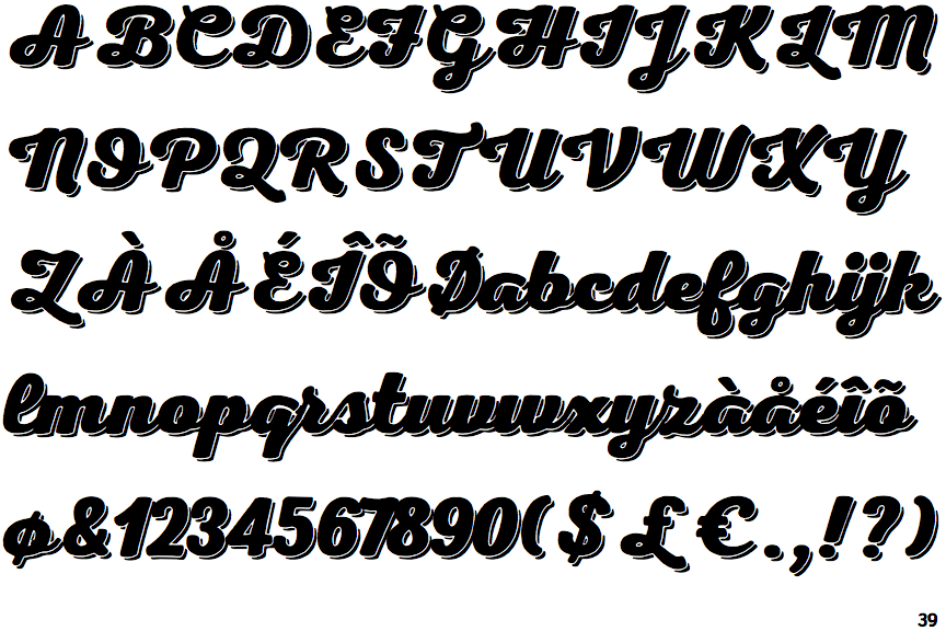 Identifont - Nexa Rust Script Heavy Shadow 00