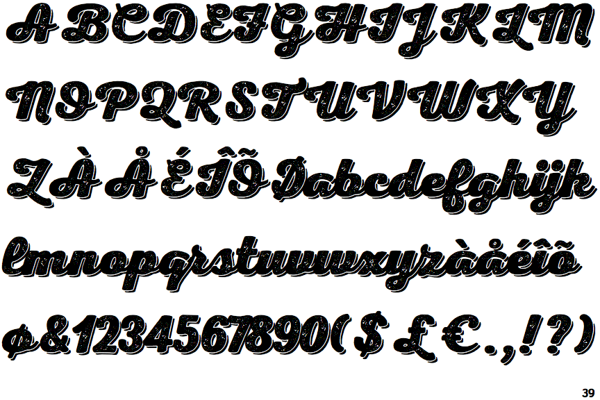 Identifont - Nexa Rust Script Heavy Shadow 03