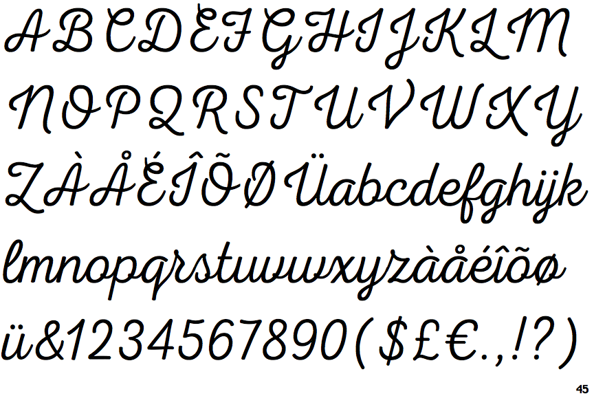 Identifont - Nexa Script Thin