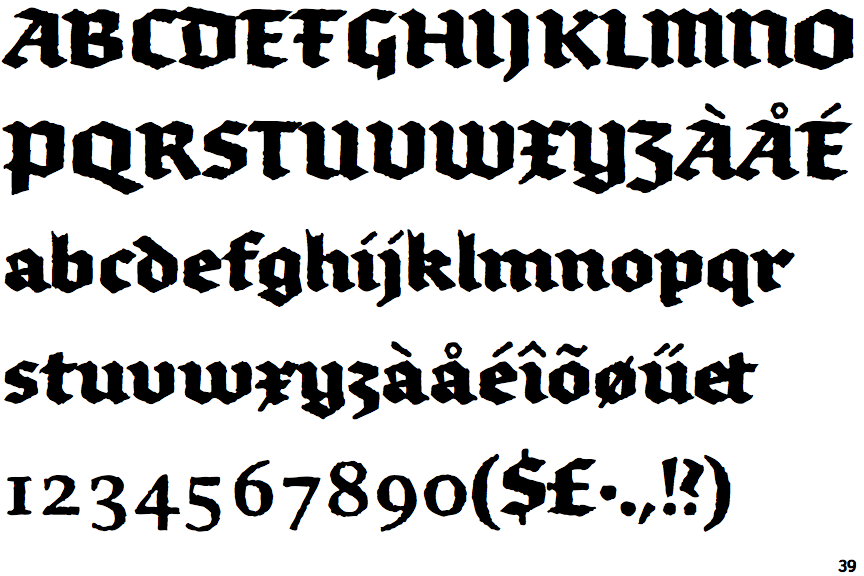 FF Brokenscript Rough Bold