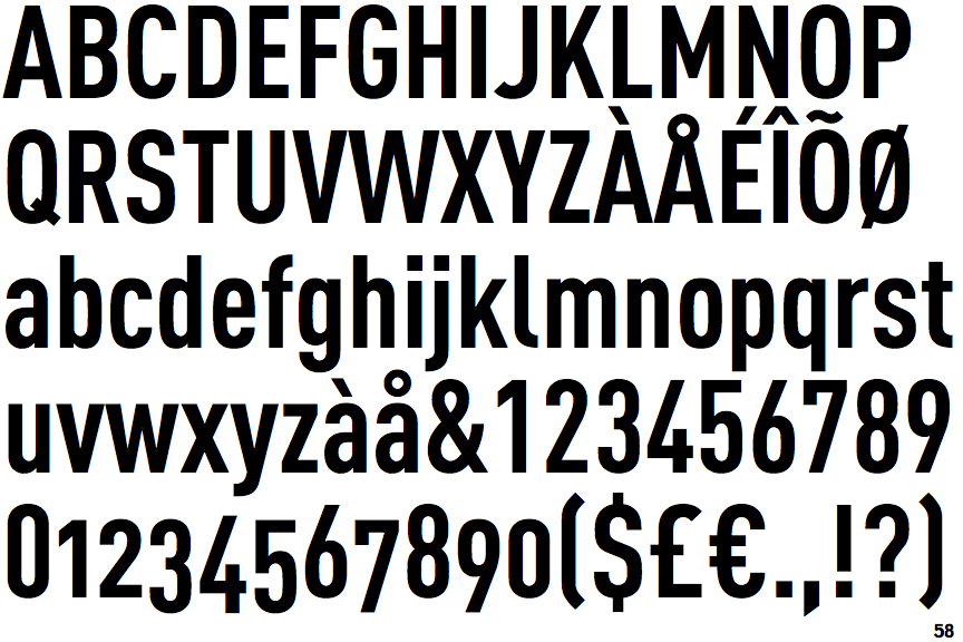 FF DIN Condensed Bold