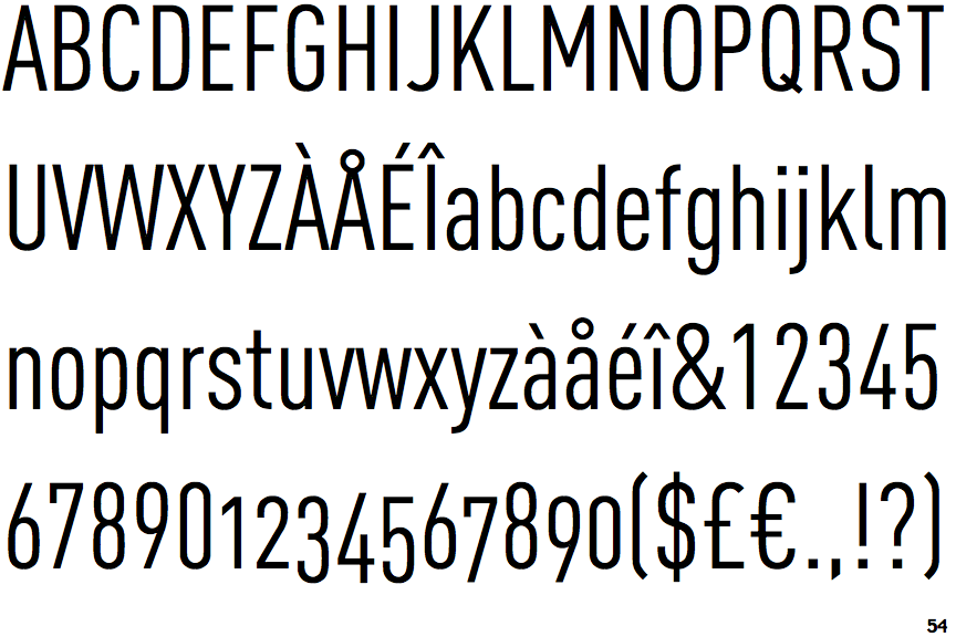 heroic condensed font free Full