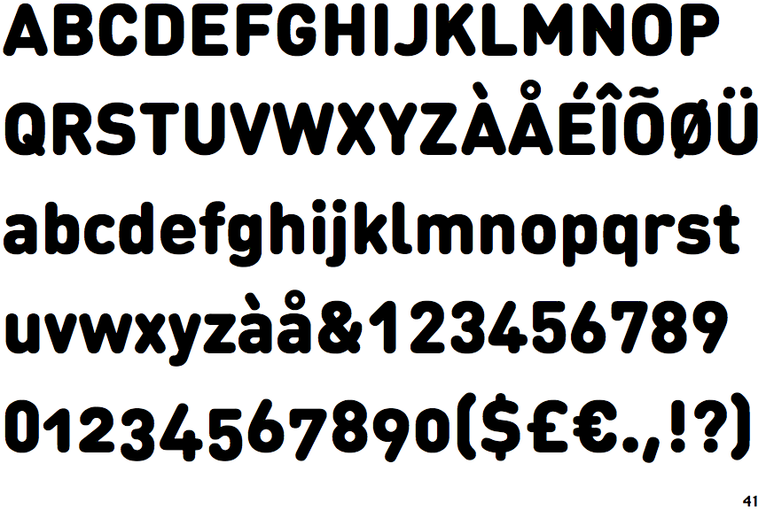 din condensed black