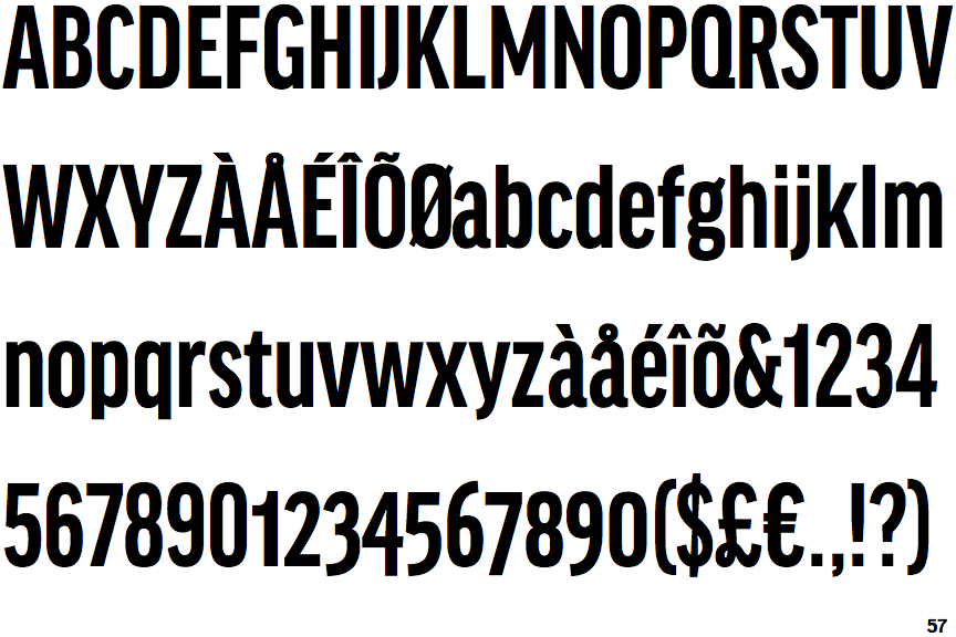 FF Good Headline Extra Condensed Bold