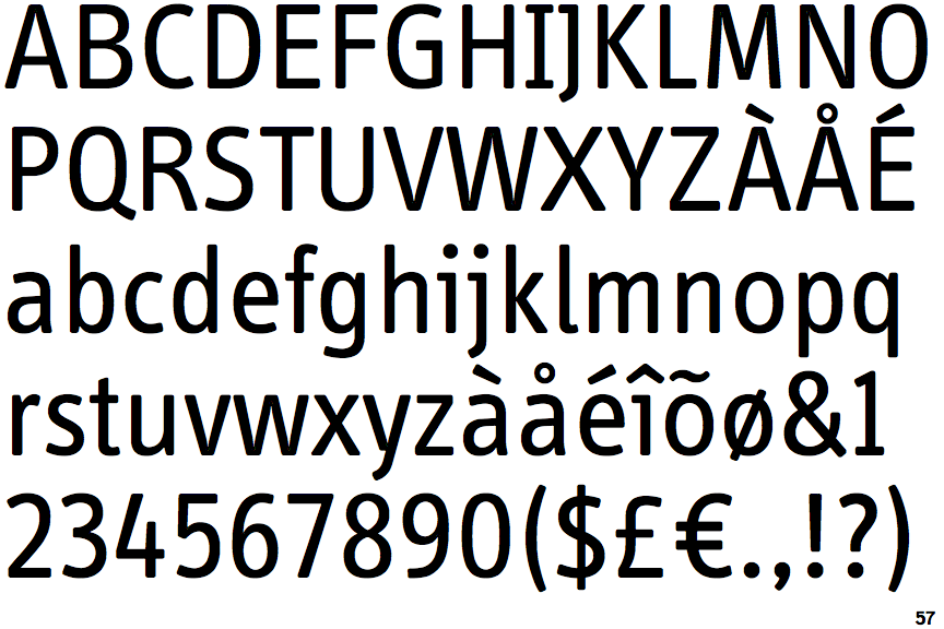 ff info display typeface history