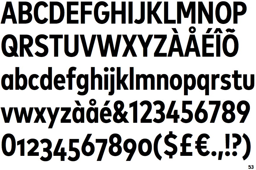 FF Mark Condensed Bold