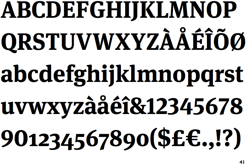 FF Meta Serif Bold