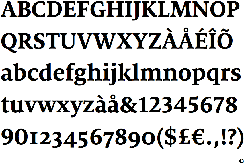 FF Milo Serif Bold