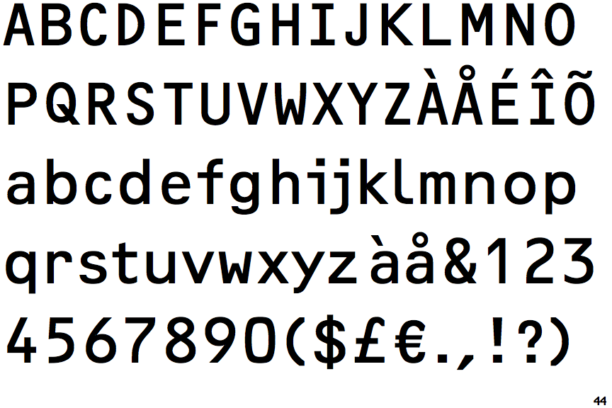 Ocr-b alternate free font