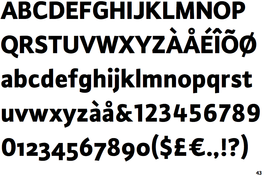 FF Plus Sans Extra Bold