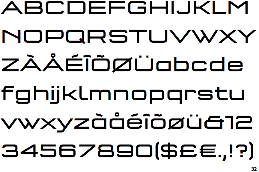 Qtype Square Font