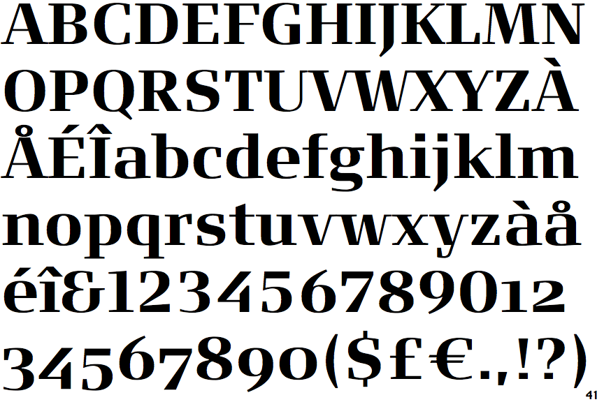 FF Signa Serif Bold