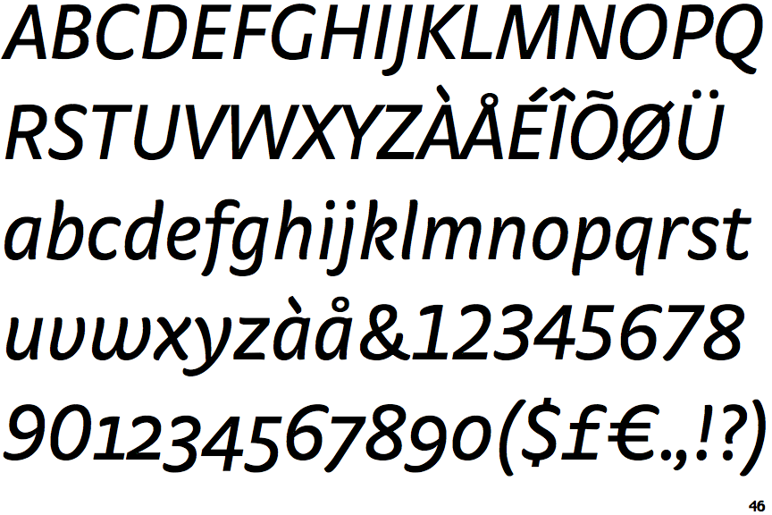 FF Strada Italic