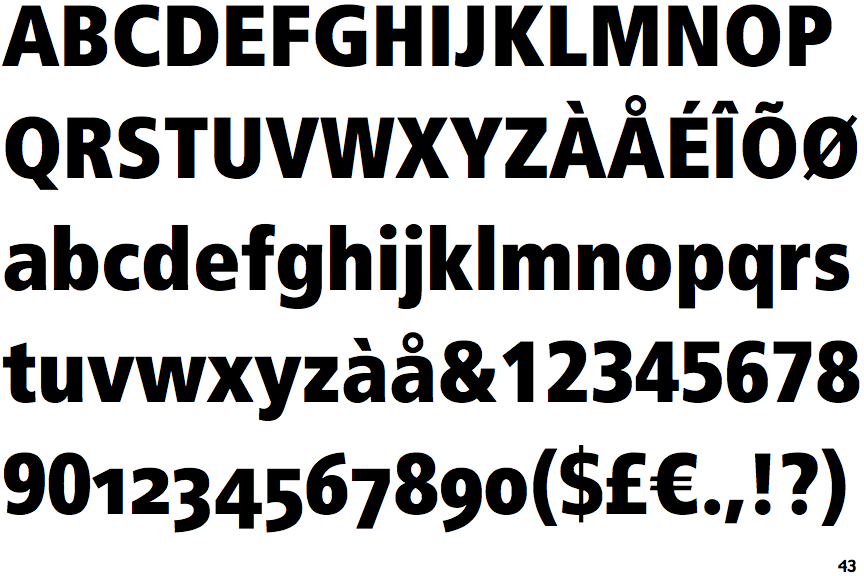 Identifont - FF Transit Print Black